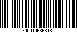 Código de barras (EAN, GTIN, SKU, ISBN): '7898435666167'