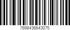 Código de barras (EAN, GTIN, SKU, ISBN): '7898436643075'