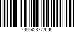 Código de barras (EAN, GTIN, SKU, ISBN): '7898436777039'