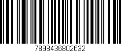 Código de barras (EAN, GTIN, SKU, ISBN): '7898436802632'