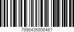 Código de barras (EAN, GTIN, SKU, ISBN): '7898436808467'