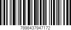 Código de barras (EAN, GTIN, SKU, ISBN): '7898437947172'