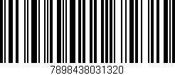 Código de barras (EAN, GTIN, SKU, ISBN): '7898438031320'