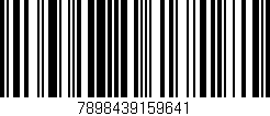 Código de barras (EAN, GTIN, SKU, ISBN): '7898439159641'