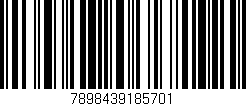 Código de barras (EAN, GTIN, SKU, ISBN): '7898439185701'