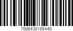 Código de barras (EAN, GTIN, SKU, ISBN): '7898439186449'