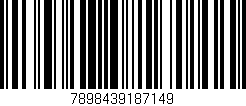 Código de barras (EAN, GTIN, SKU, ISBN): '7898439187149'