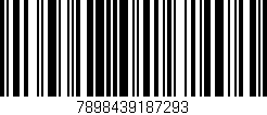 Código de barras (EAN, GTIN, SKU, ISBN): '7898439187293'