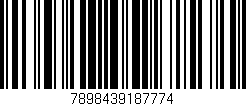 Código de barras (EAN, GTIN, SKU, ISBN): '7898439187774'