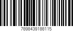 Código de barras (EAN, GTIN, SKU, ISBN): '7898439188115'