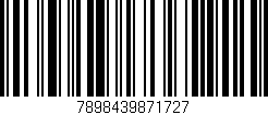 Código de barras (EAN, GTIN, SKU, ISBN): '7898439871727'