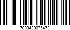 Código de barras (EAN, GTIN, SKU, ISBN): '7898439875473'