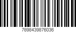 Código de barras (EAN, GTIN, SKU, ISBN): '7898439876036'