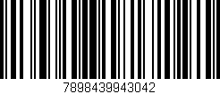 Código de barras (EAN, GTIN, SKU, ISBN): '7898439943042'