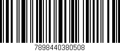 Código de barras (EAN, GTIN, SKU, ISBN): '7898440380508'