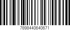 Código de barras (EAN, GTIN, SKU, ISBN): '7898440640671'