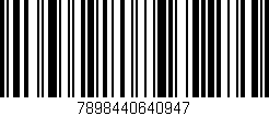 Código de barras (EAN, GTIN, SKU, ISBN): '7898440640947'