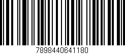 Código de barras (EAN, GTIN, SKU, ISBN): '7898440641180'
