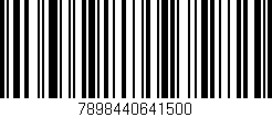Código de barras (EAN, GTIN, SKU, ISBN): '7898440641500'