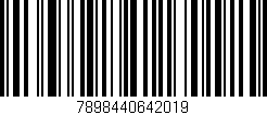 Código de barras (EAN, GTIN, SKU, ISBN): '7898440642019'
