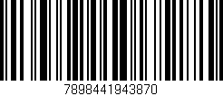 Código de barras (EAN, GTIN, SKU, ISBN): '7898441943870'