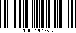 Código de barras (EAN, GTIN, SKU, ISBN): '7898442017587'