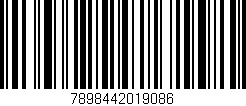 Código de barras (EAN, GTIN, SKU, ISBN): '7898442019086'