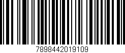 Código de barras (EAN, GTIN, SKU, ISBN): '7898442019109'