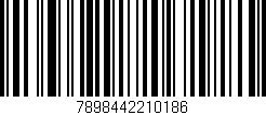 Código de barras (EAN, GTIN, SKU, ISBN): '7898442210186'