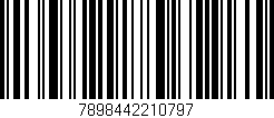 Código de barras (EAN, GTIN, SKU, ISBN): '7898442210797'