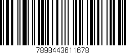 Código de barras (EAN, GTIN, SKU, ISBN): '7898443611678'