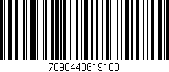 Código de barras (EAN, GTIN, SKU, ISBN): '7898443619100'