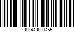 Código de barras (EAN, GTIN, SKU, ISBN): '7898443803455'