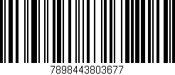 Código de barras (EAN, GTIN, SKU, ISBN): '7898443803677'