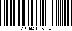 Código de barras (EAN, GTIN, SKU, ISBN): '7898443805824'