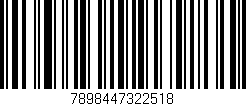 Código de barras (EAN, GTIN, SKU, ISBN): '7898447322518'