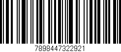 Código de barras (EAN, GTIN, SKU, ISBN): '7898447322921'