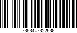Código de barras (EAN, GTIN, SKU, ISBN): '7898447322938'