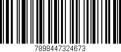 Código de barras (EAN, GTIN, SKU, ISBN): '7898447324673'