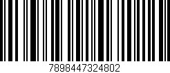 Código de barras (EAN, GTIN, SKU, ISBN): '7898447324802'