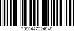 Código de barras (EAN, GTIN, SKU, ISBN): '7898447324949'