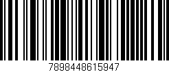 Código de barras (EAN, GTIN, SKU, ISBN): '7898448615947'