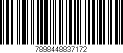 Código de barras (EAN, GTIN, SKU, ISBN): '7898448837172'