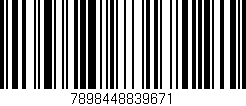 Código de barras (EAN, GTIN, SKU, ISBN): '7898448839671'