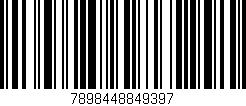 Código de barras (EAN, GTIN, SKU, ISBN): '7898448849397'