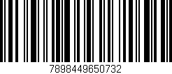 Código de barras (EAN, GTIN, SKU, ISBN): '7898449650732'