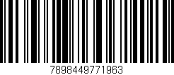 Código de barras (EAN, GTIN, SKU, ISBN): '7898449771963'