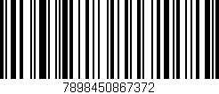 Código de barras (EAN, GTIN, SKU, ISBN): '7898450867372'