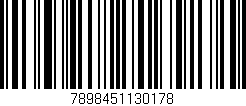 Código de barras (EAN, GTIN, SKU, ISBN): '7898451130178'