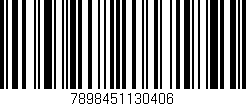 Código de barras (EAN, GTIN, SKU, ISBN): '7898451130406'